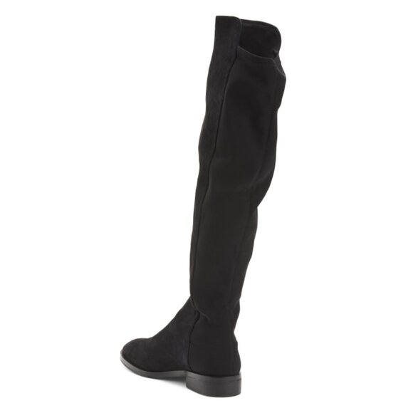 STUART WEITZMAN Black Suede Xcurve 85 Slouch Boots - Picture 2 of 2